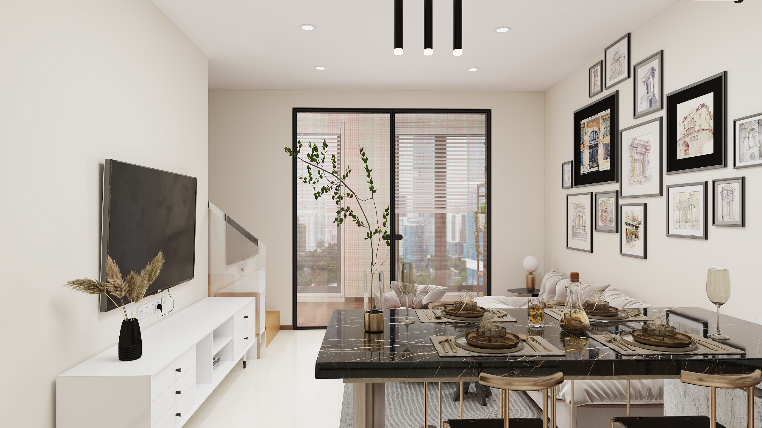 美居装饰史小龙-奥雪小镇57-401图-装修设计方案