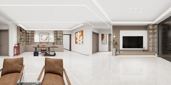 设计师-瑞芳-李府--别墅设计现代风格-装修设计方案