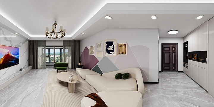 日照慧享家装饰装修与设计-城市印象-装修设计方案