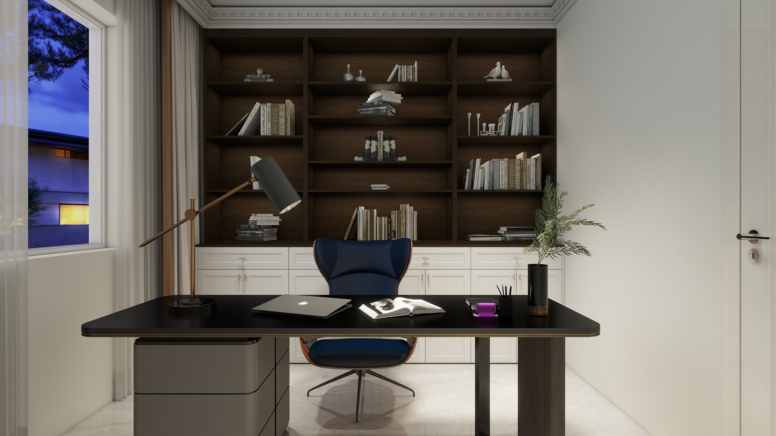 坷诺木业整木家居定制-保利茉莉公馆40#装修效果图