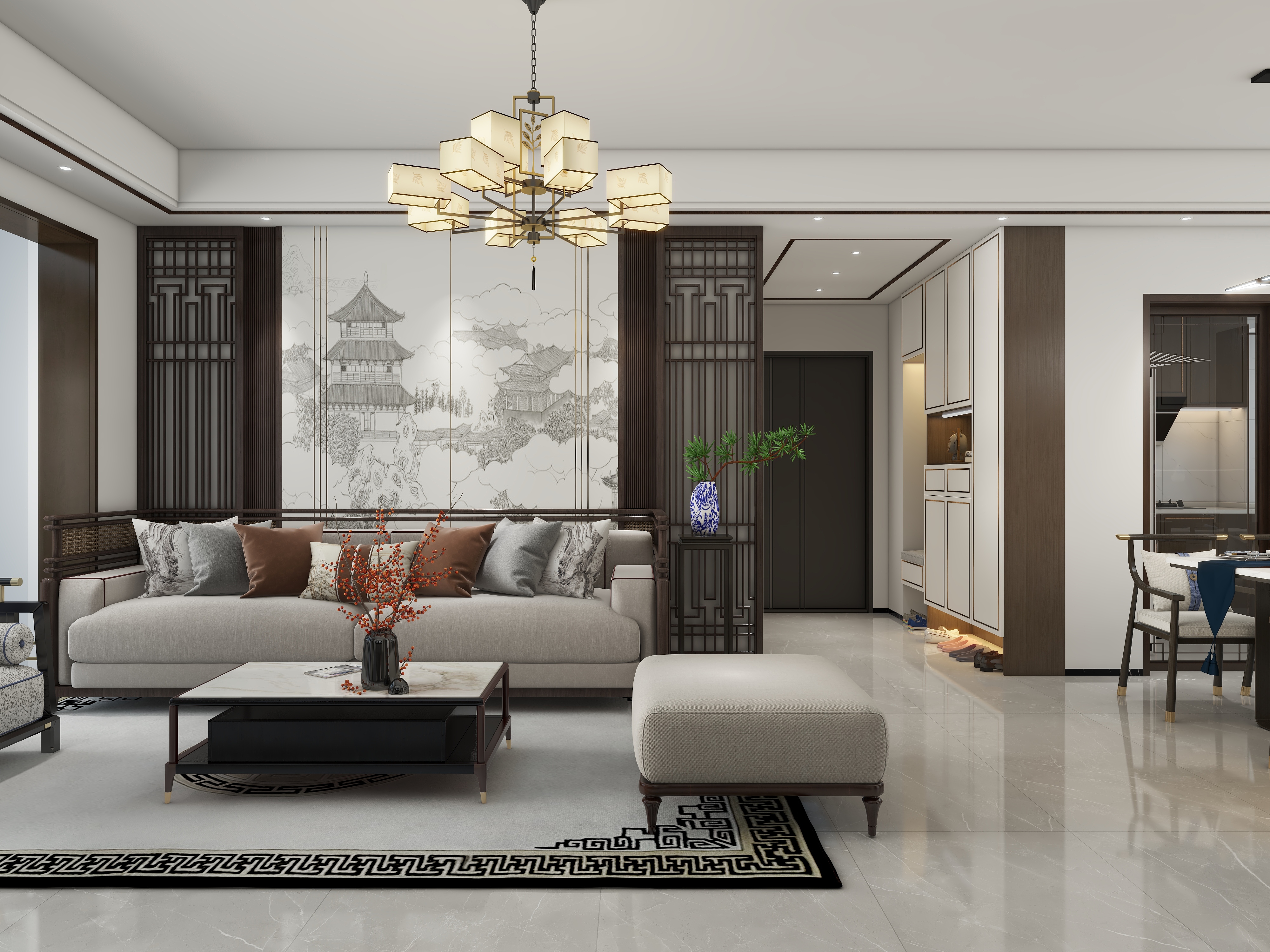 阿冯設計師-冠东豪城141㎡2室-装修设计方案