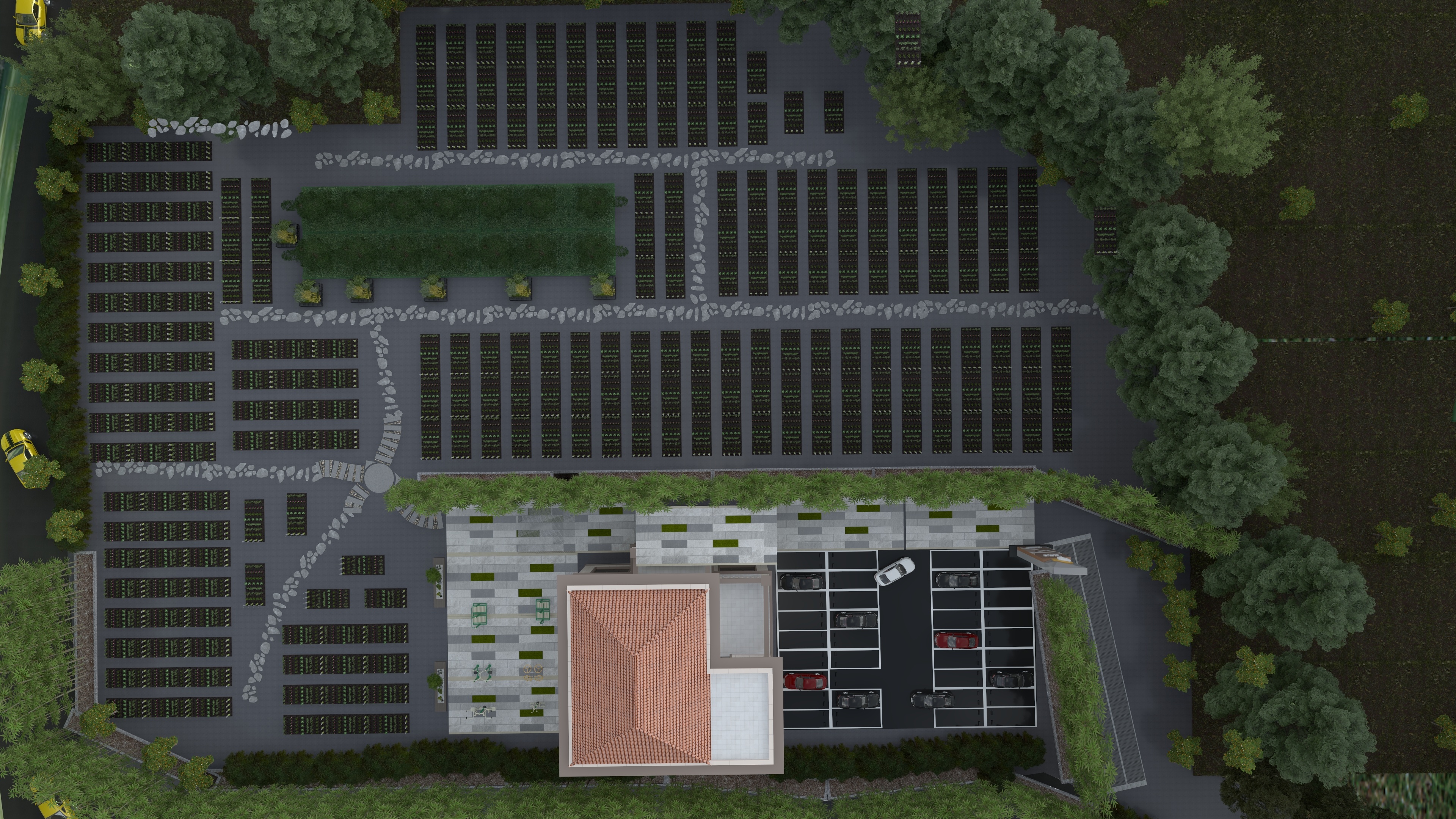 美星装饰omiP-敬老院3d效果图-装修设计方案