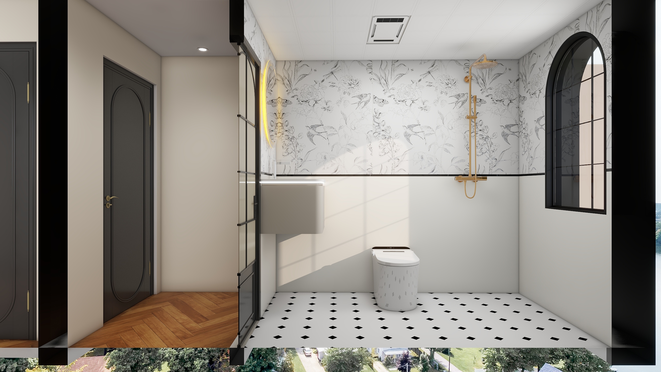 176****3401wuoD-阳光福林里2号楼中古风-装修设计方案