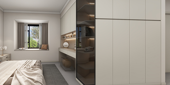 易高定制-三个卧室-装修设计方案