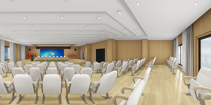 要啥自行车子-慧光小学多功能厅-装修设计方案