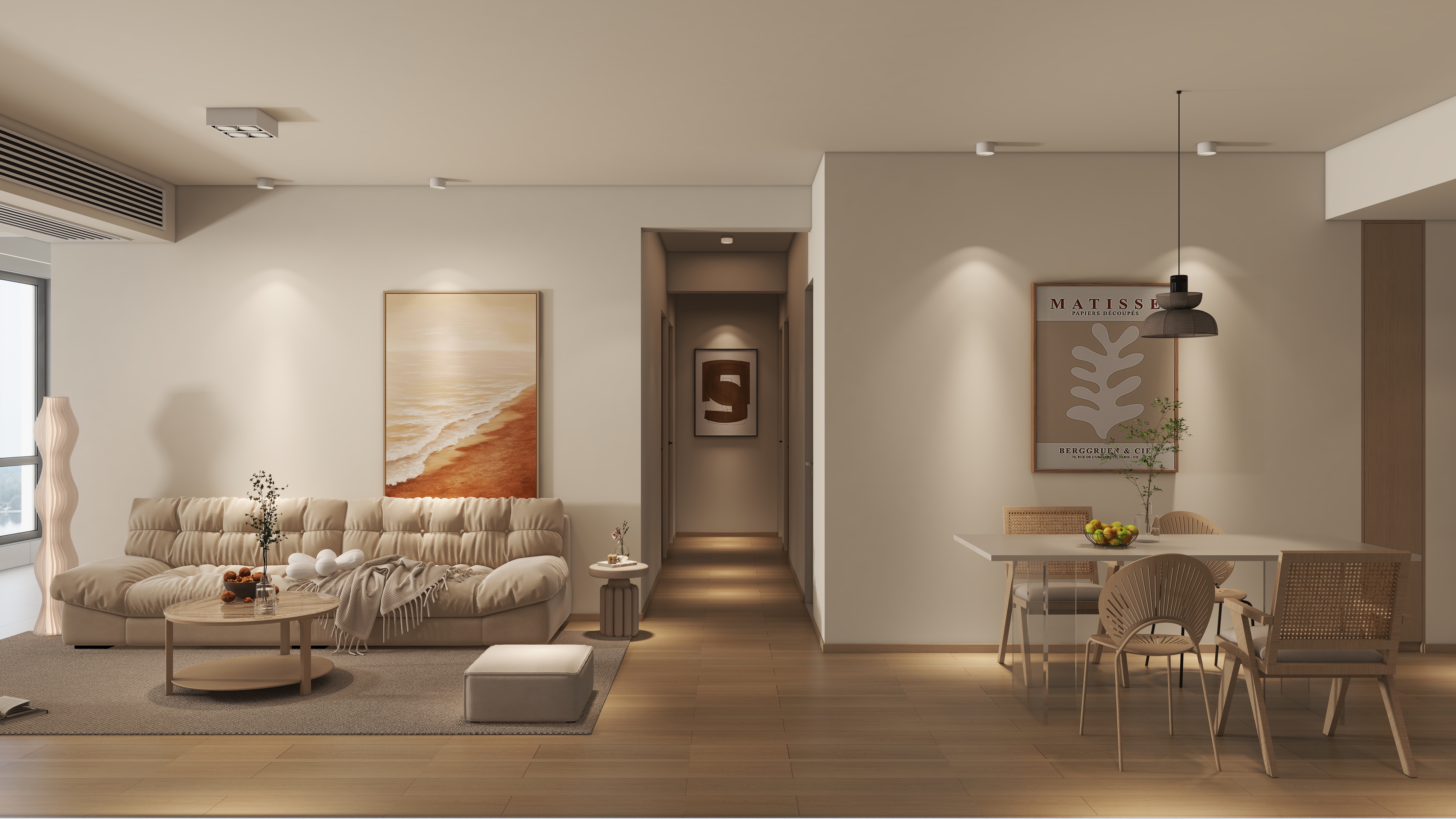 阳邢-原木奶油装修效果图