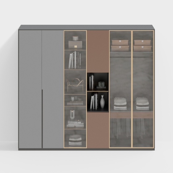 Modern cloakroom wardrobe