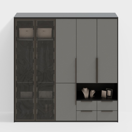 Modern cloakroom wardrobe