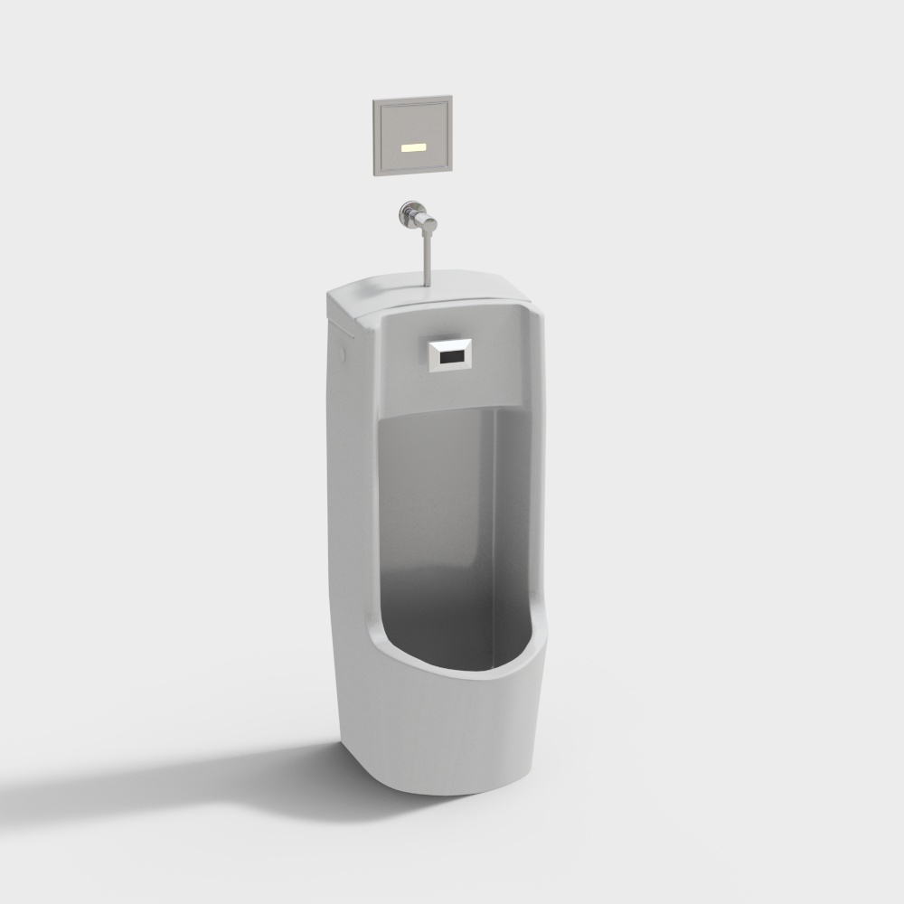 现代公共卫生间小便斗3D模型