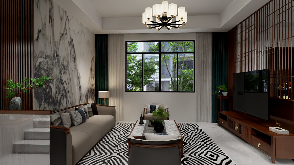 设计27rQMb-樟山东陂村晏总-现代-装修设计方案