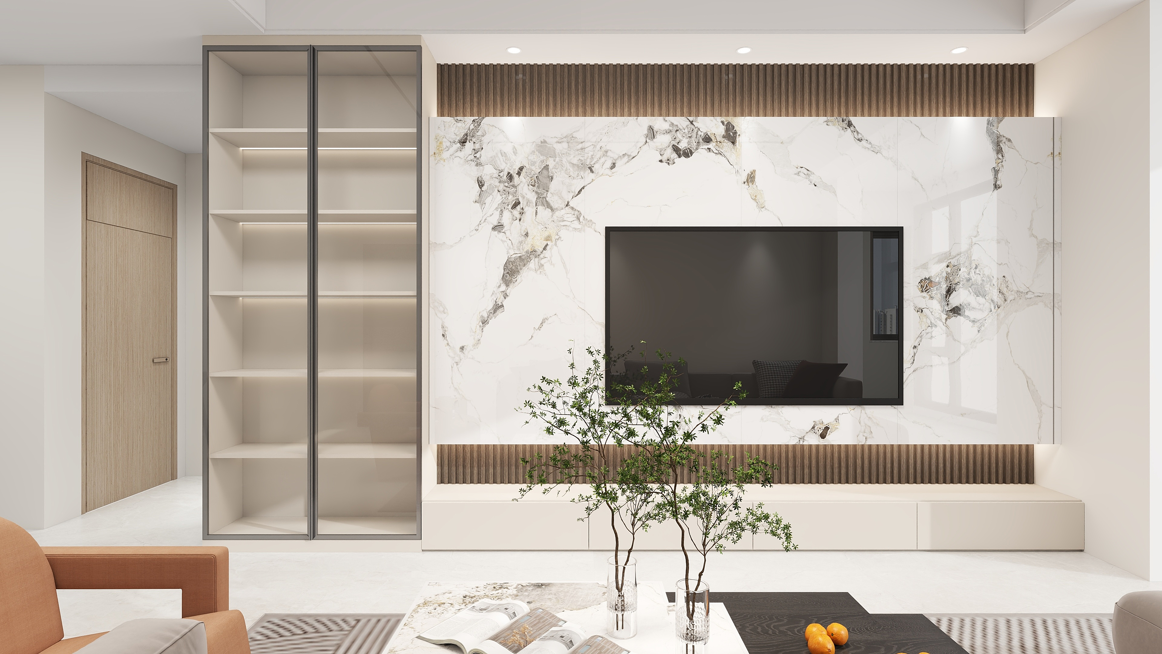 秋季無痕-誉泷天骄F2-401全屋定制-装修设计方案