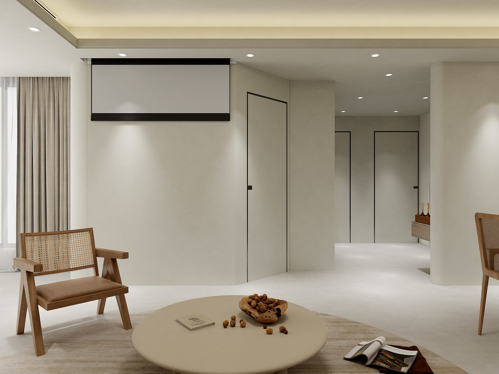 湛智华-侘寂风102平3房装修效果图