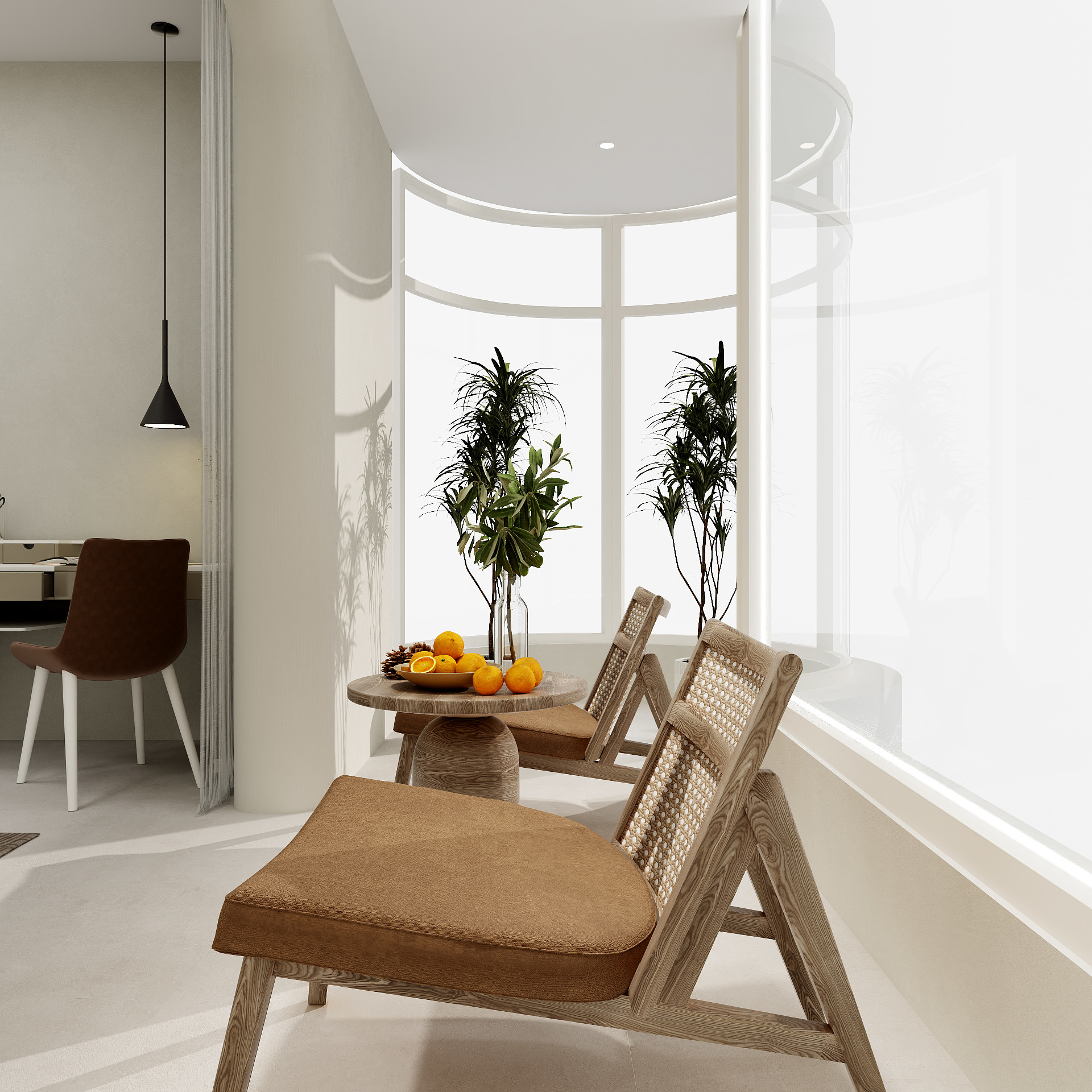 湛智华-侘寂风102平3房装修效果图