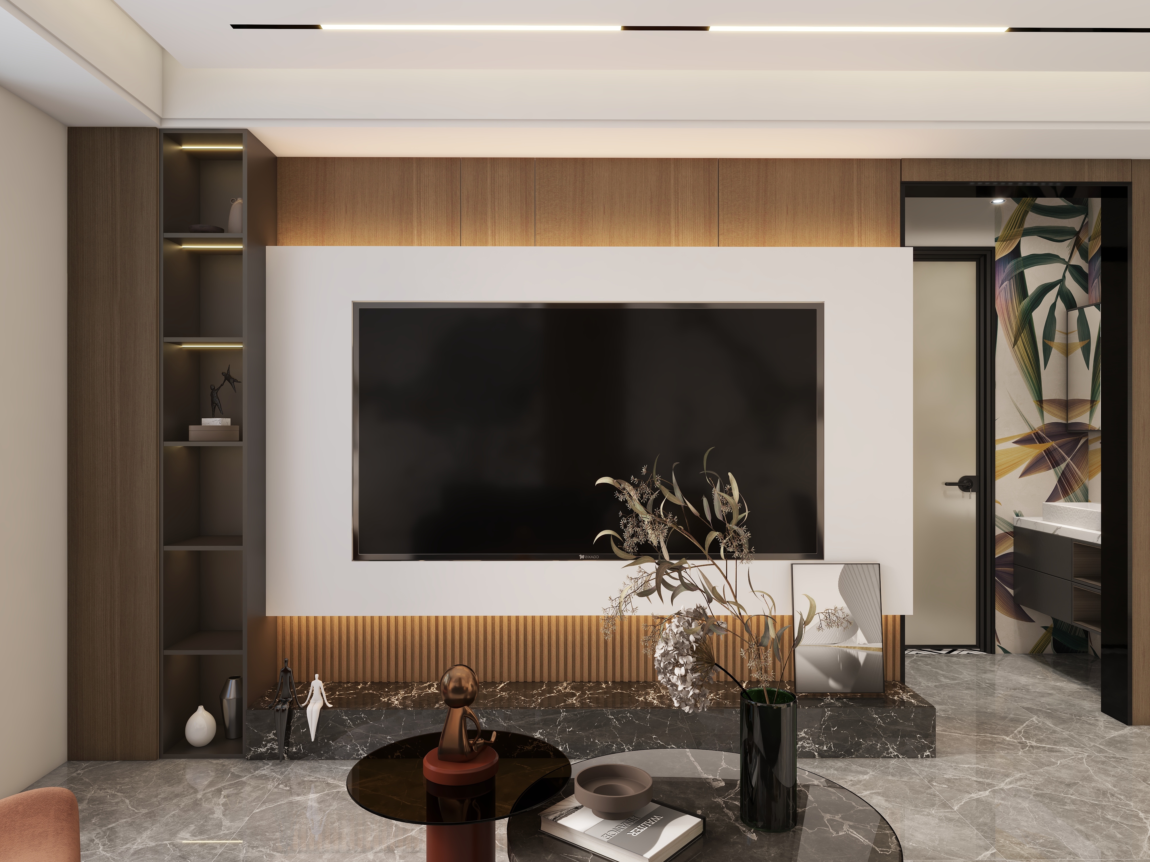 陈浪浪216-67㎡2室装修效果图