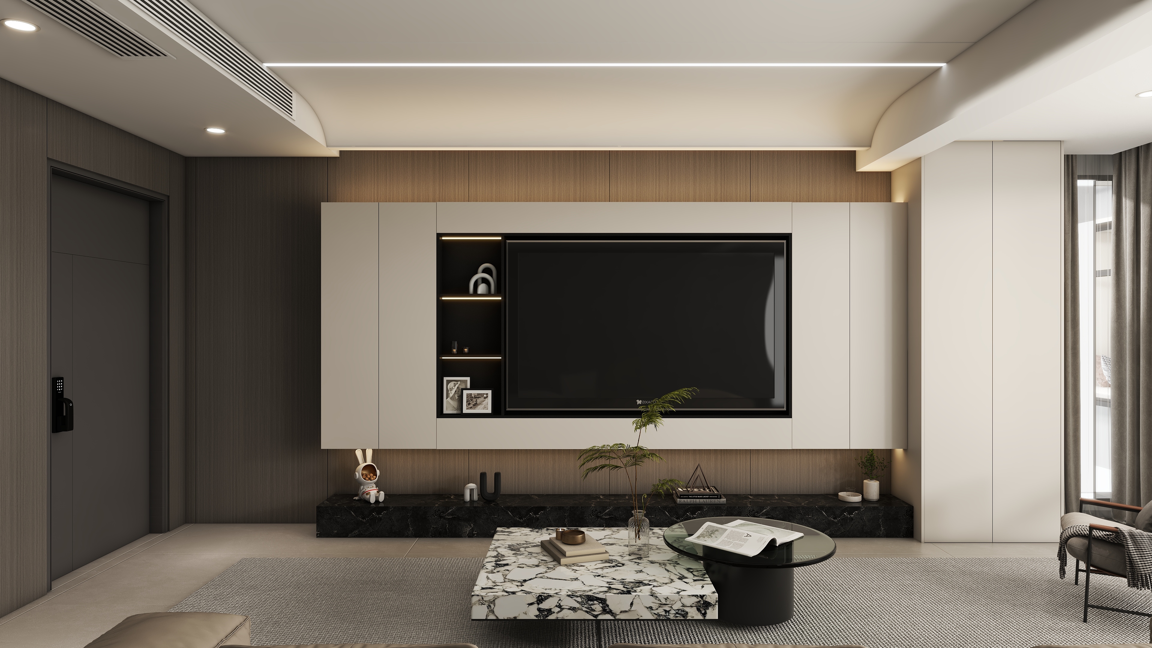 萍乡胡歌-恒润紫园-现代-装修设计方案