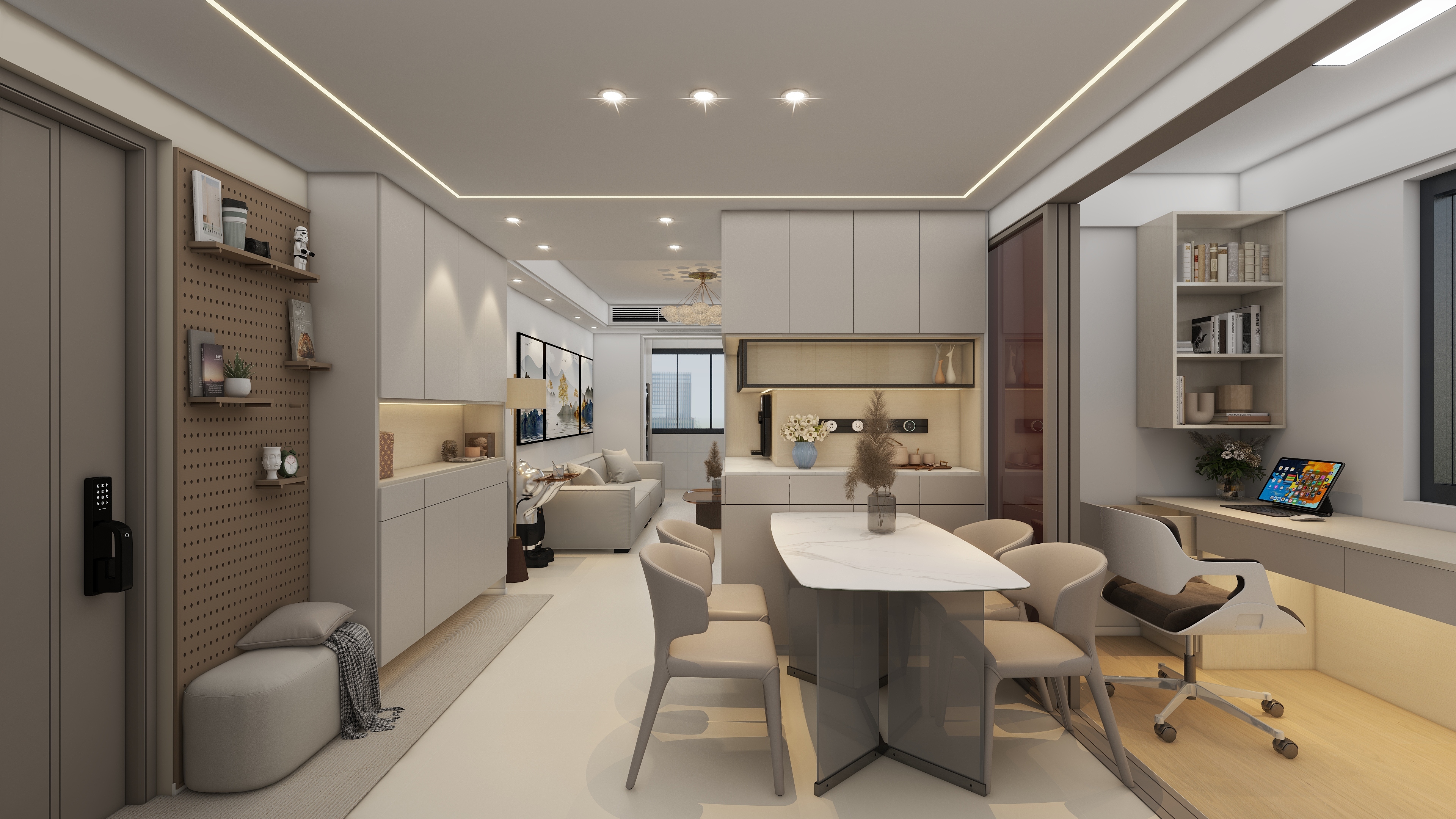 效果图定制13524942650-【现代轻奢风】~三房-装修设计方案