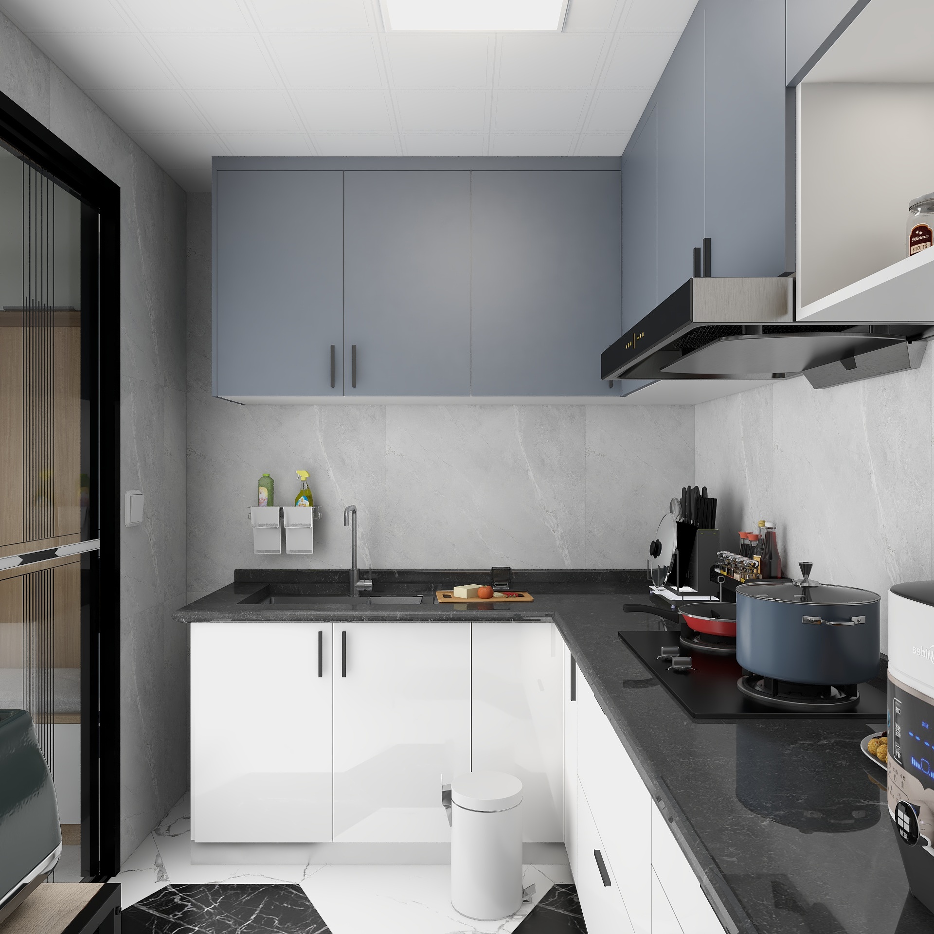 Y-usmile26-89㎡2室装修效果图