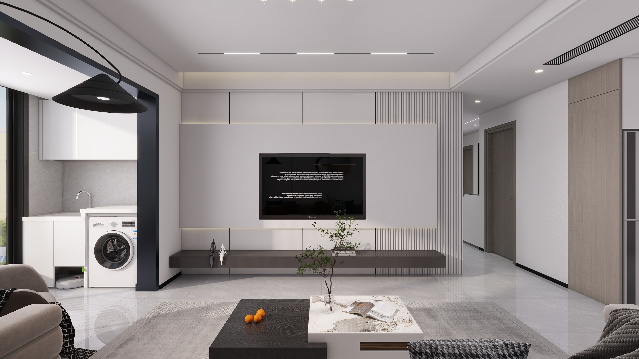 装饰设计vJta-128㎡四室现代风-装修设计方案