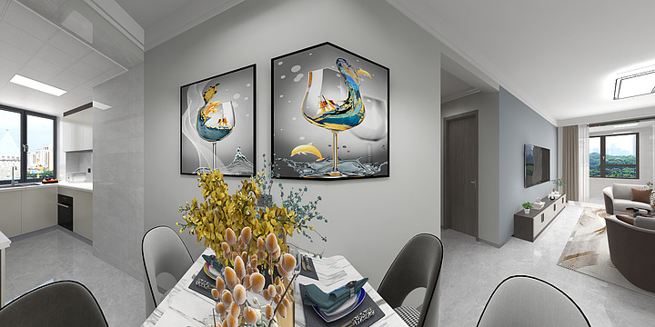 美屋定制灵霞装饰-保利拉菲公馆-装修设计方案