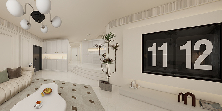 蛋黄在画图-四季美景300奶油-装修设计方案