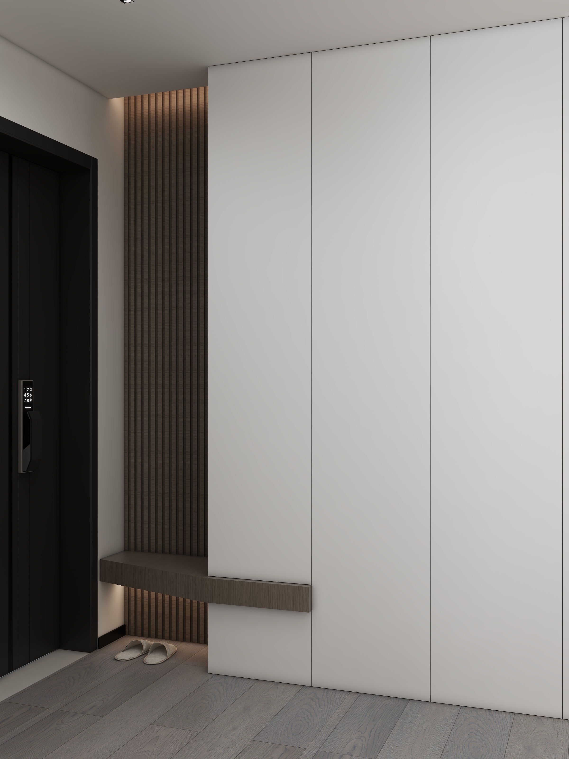 邓显俞-【意式极简】湖畔公园里144m²五室装修效果图