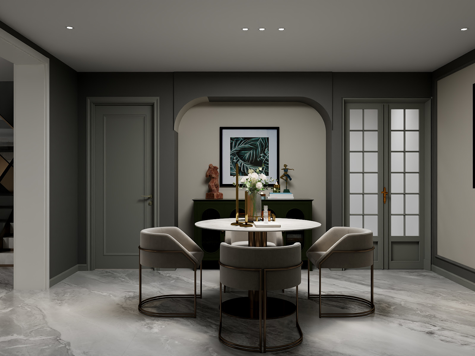 吴爽-518m²现代风格设计装修效果图