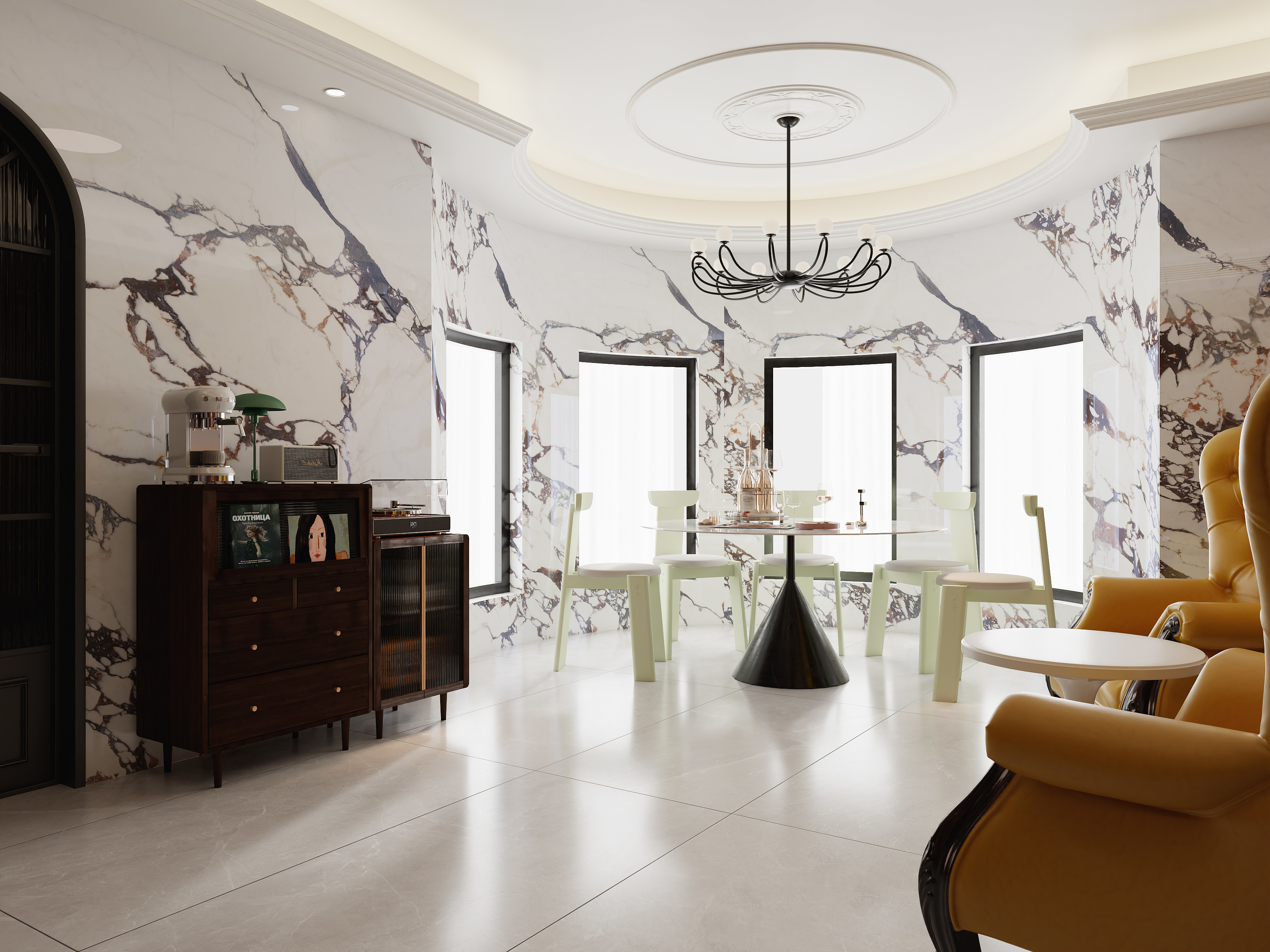 方源设计-法式别墅设计-装修设计方案