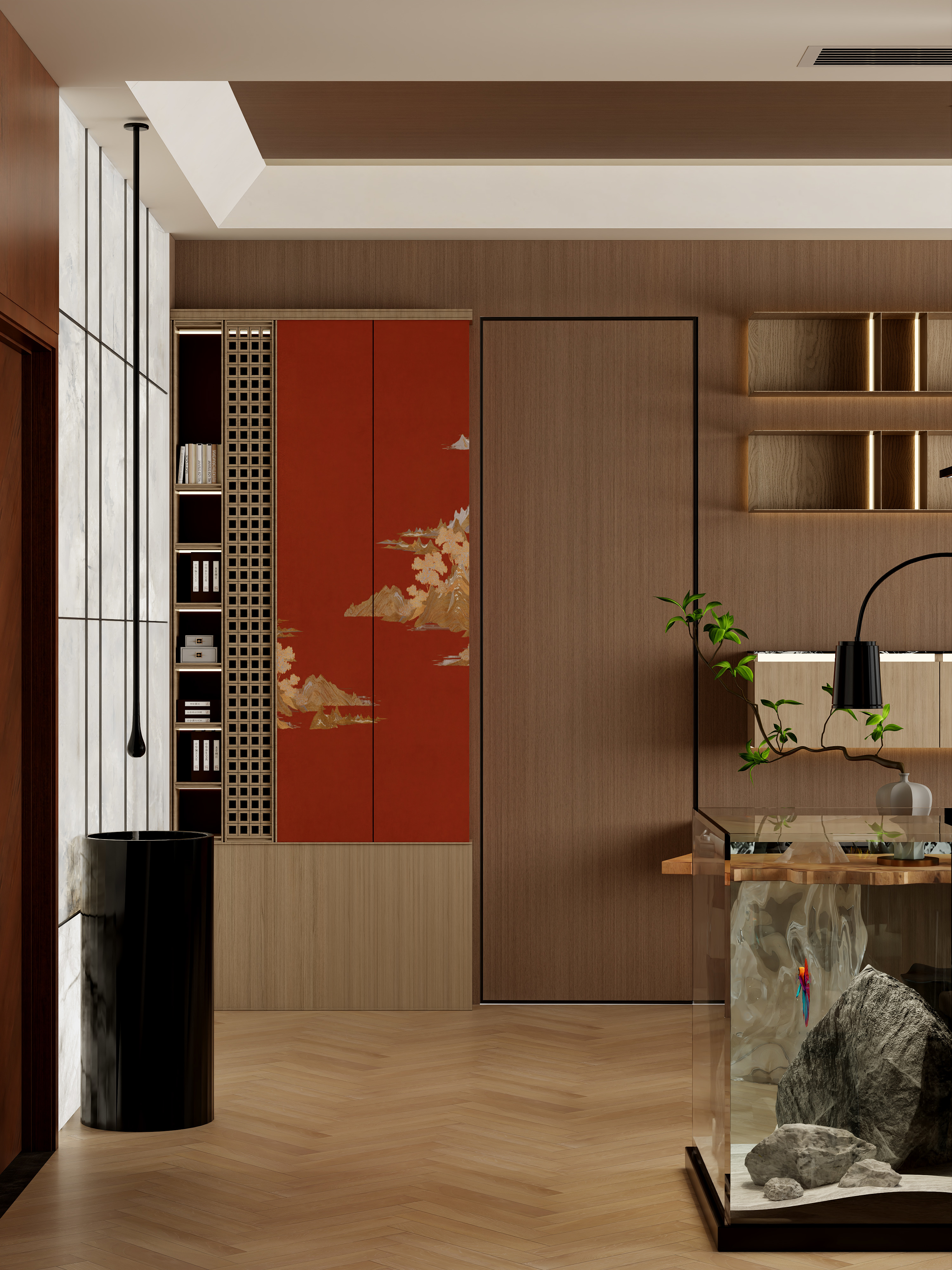 游来游去~-办公室第二稿-装修设计方案