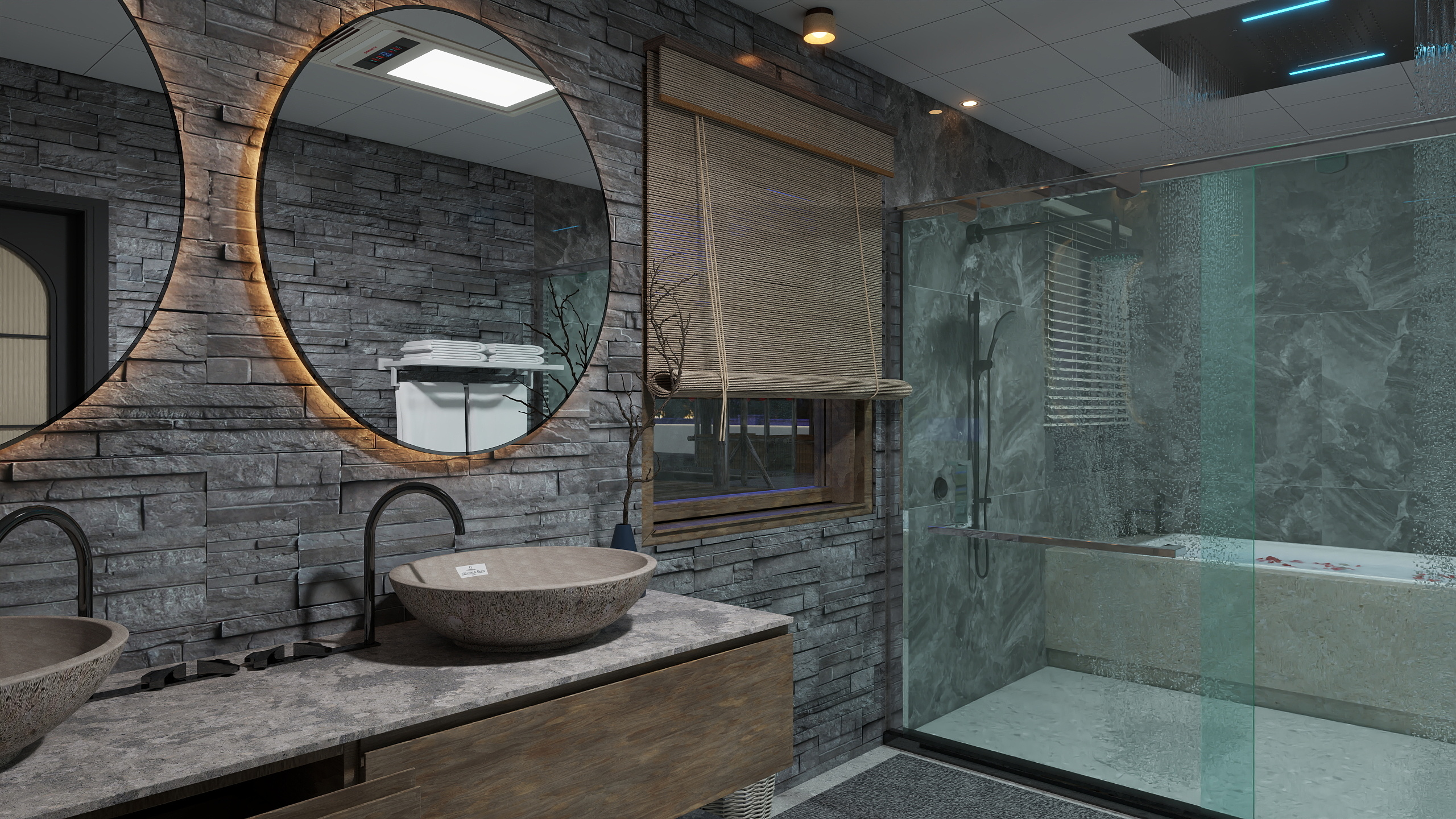 辞守序-海边71㎡小双层装修效果图