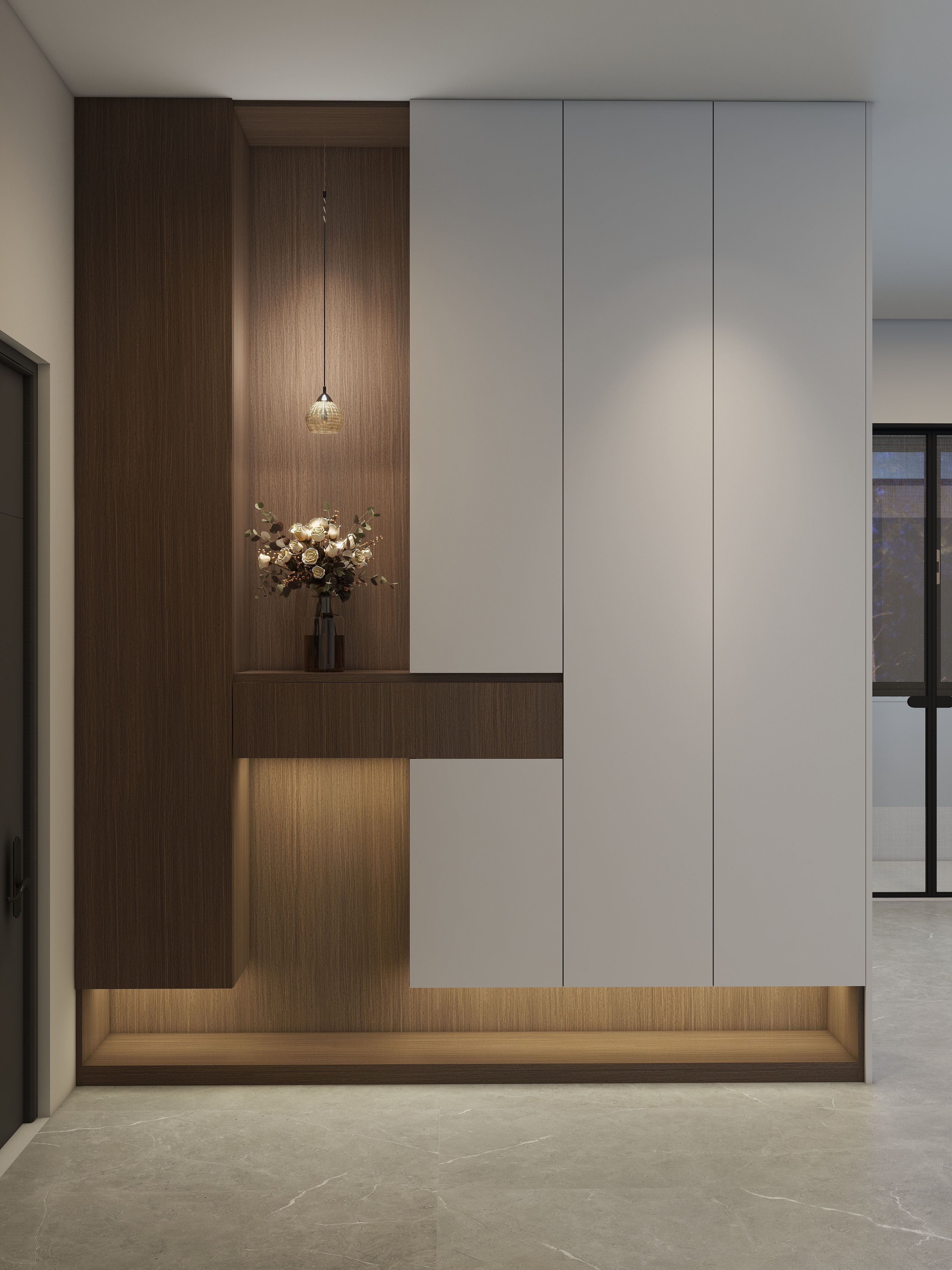 半辰辞-4.23柜体+拱门+吊顶练习-装修设计方案