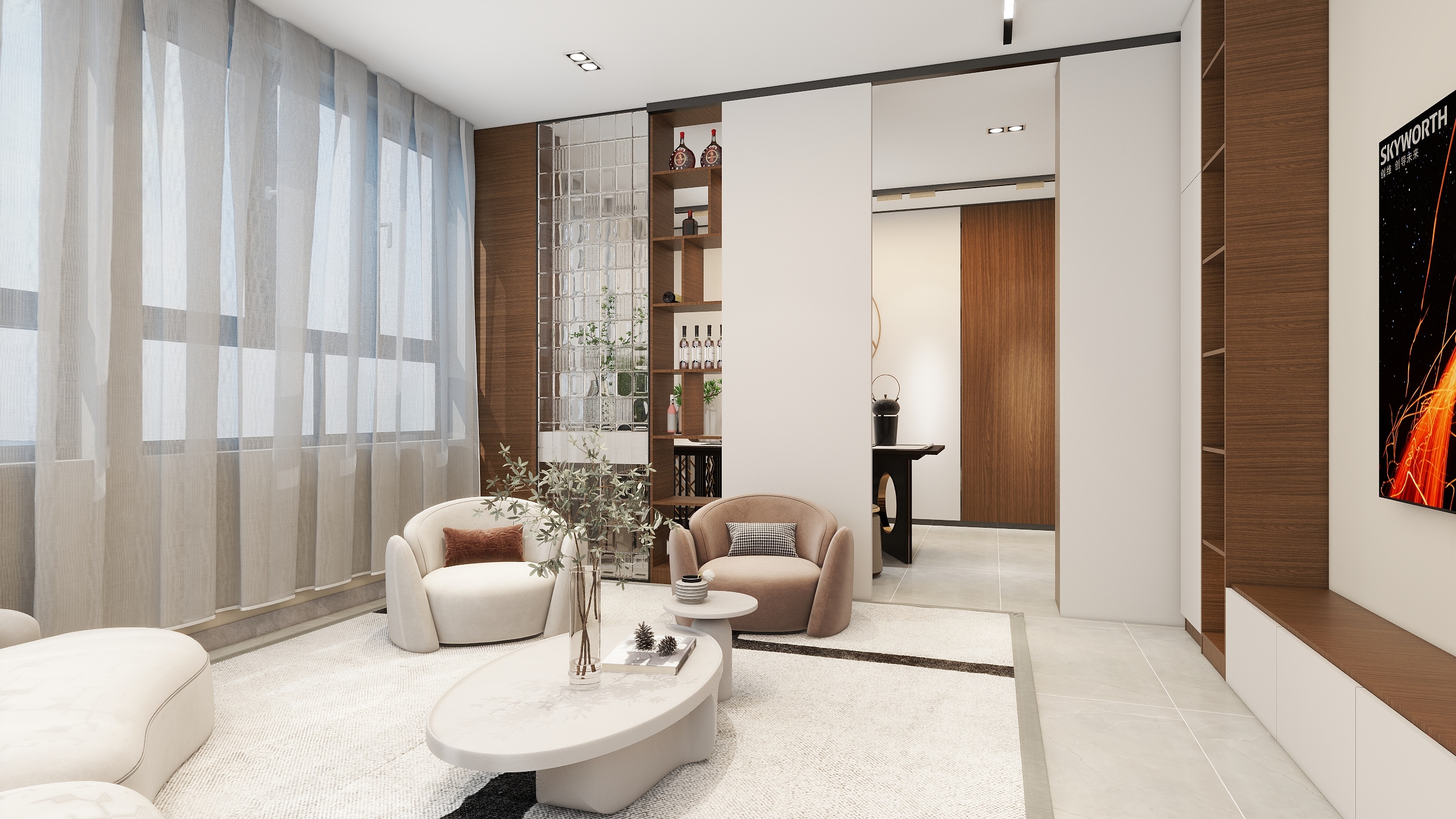 不会画图的明yeIh-自建房3楼装修效果图