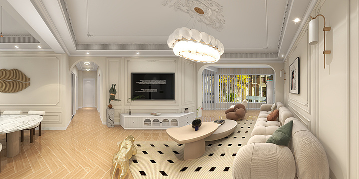 装修喻算师-环球港符妹雅居-装修设计方案