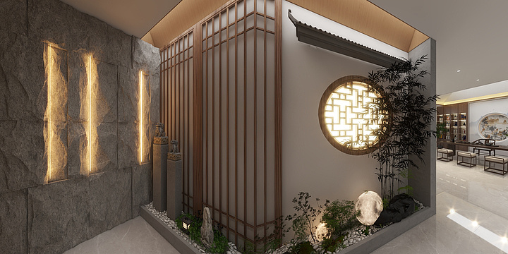 XADS室内设计-茶室-装修设计方案