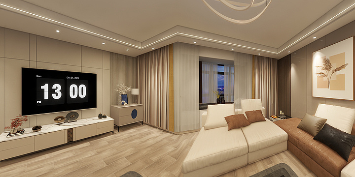 锐艺装饰-军韵花园-副本5-副本-副本-副本-装修设计方案