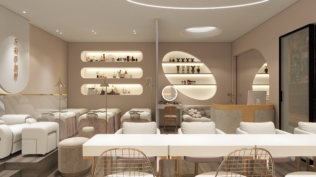 PDS有道设计-美甲店-门头-装修设计方案