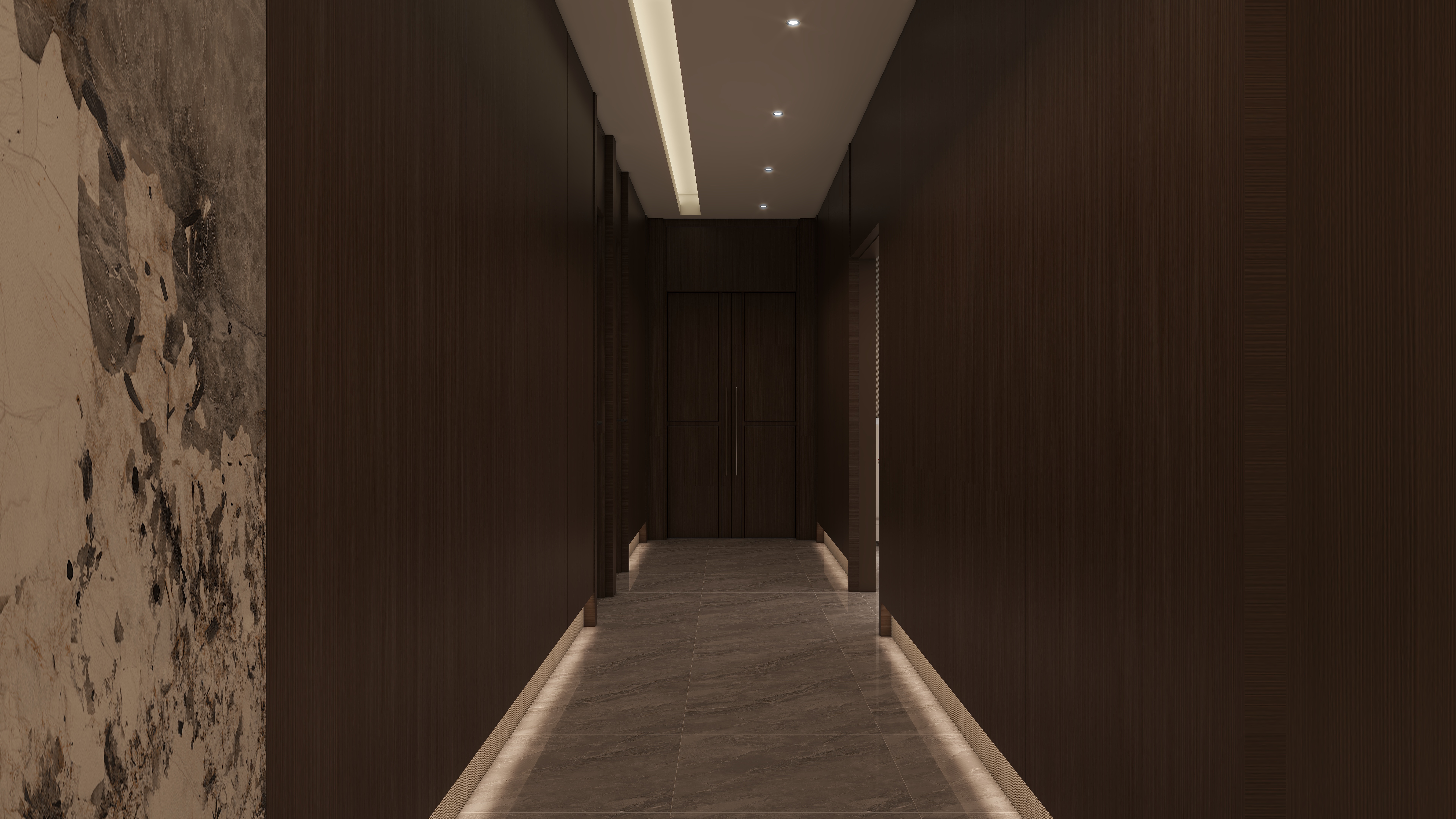 哈密*室内*设计-项目部一层前厅装修效果图第4张