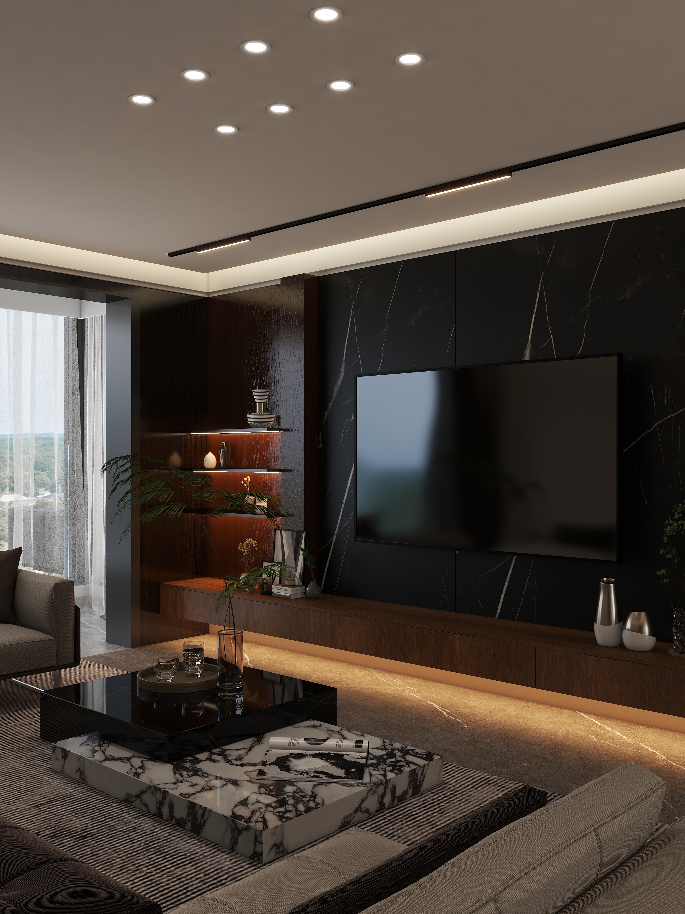 猫星星-中信泰富滨江金融城156㎡4室-装修设计方案