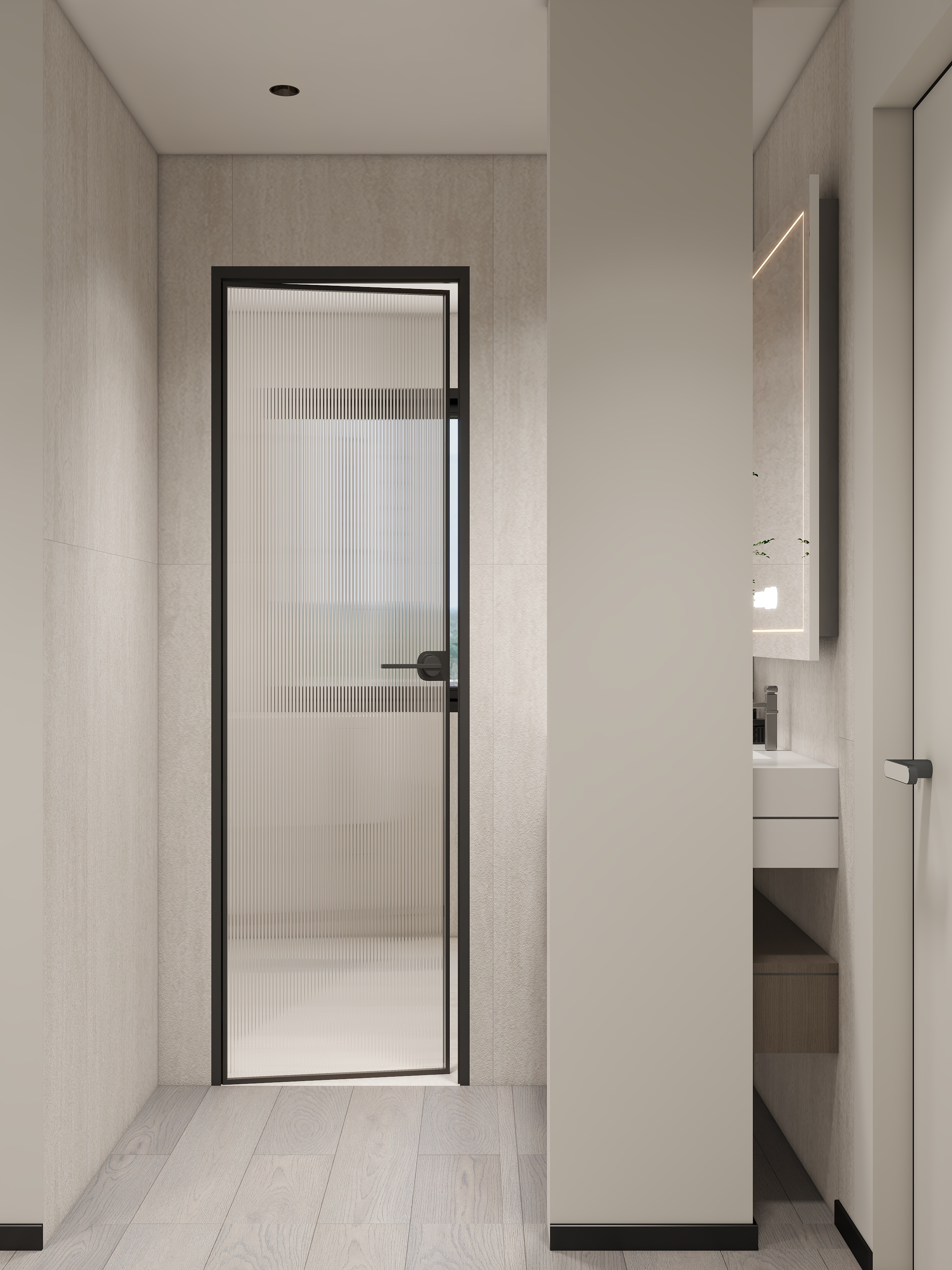 邓显俞-【意式极简】湖畔公园里144m²五室装修效果图