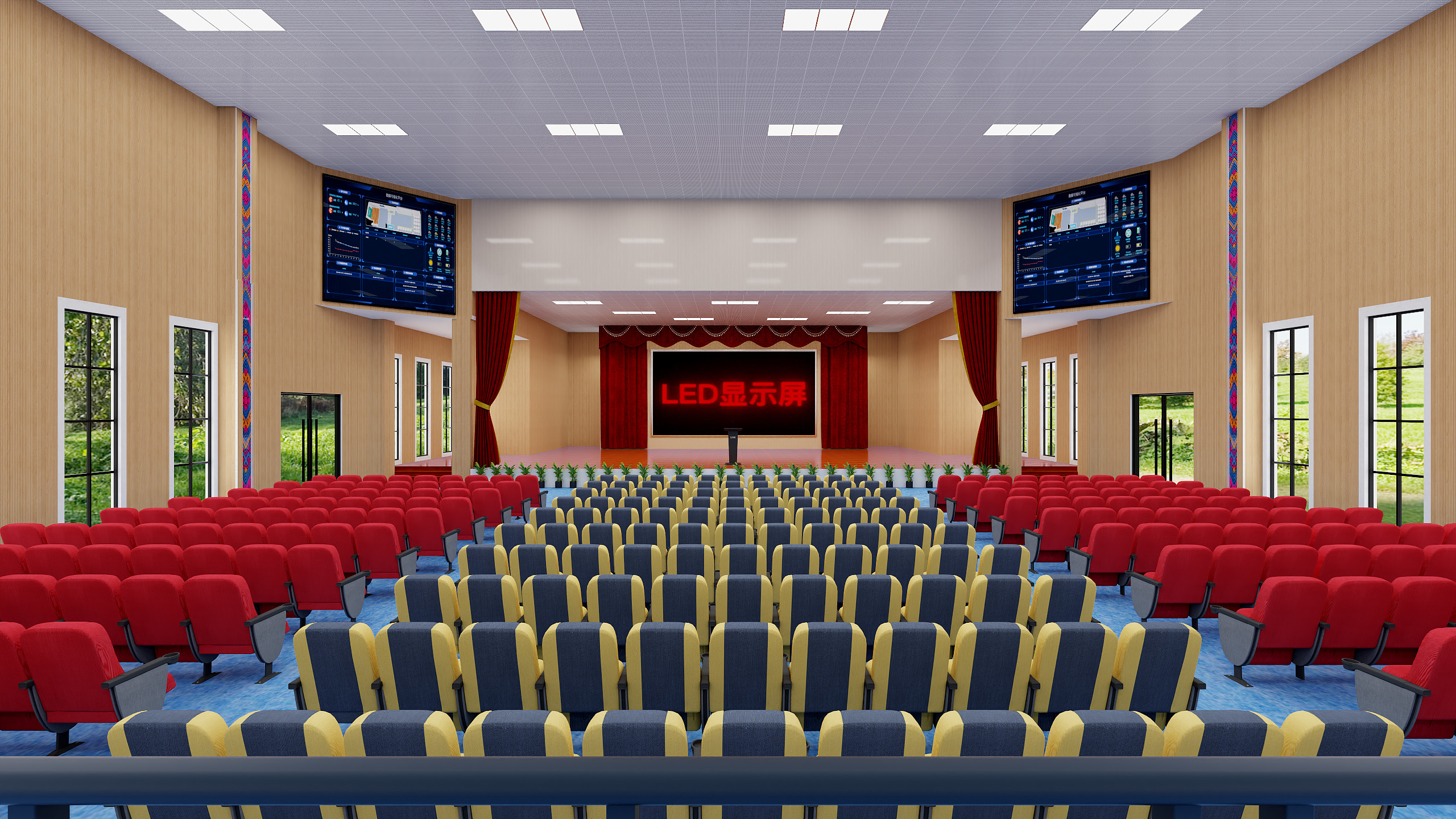 TRAU清静-礼堂-装修设计方案