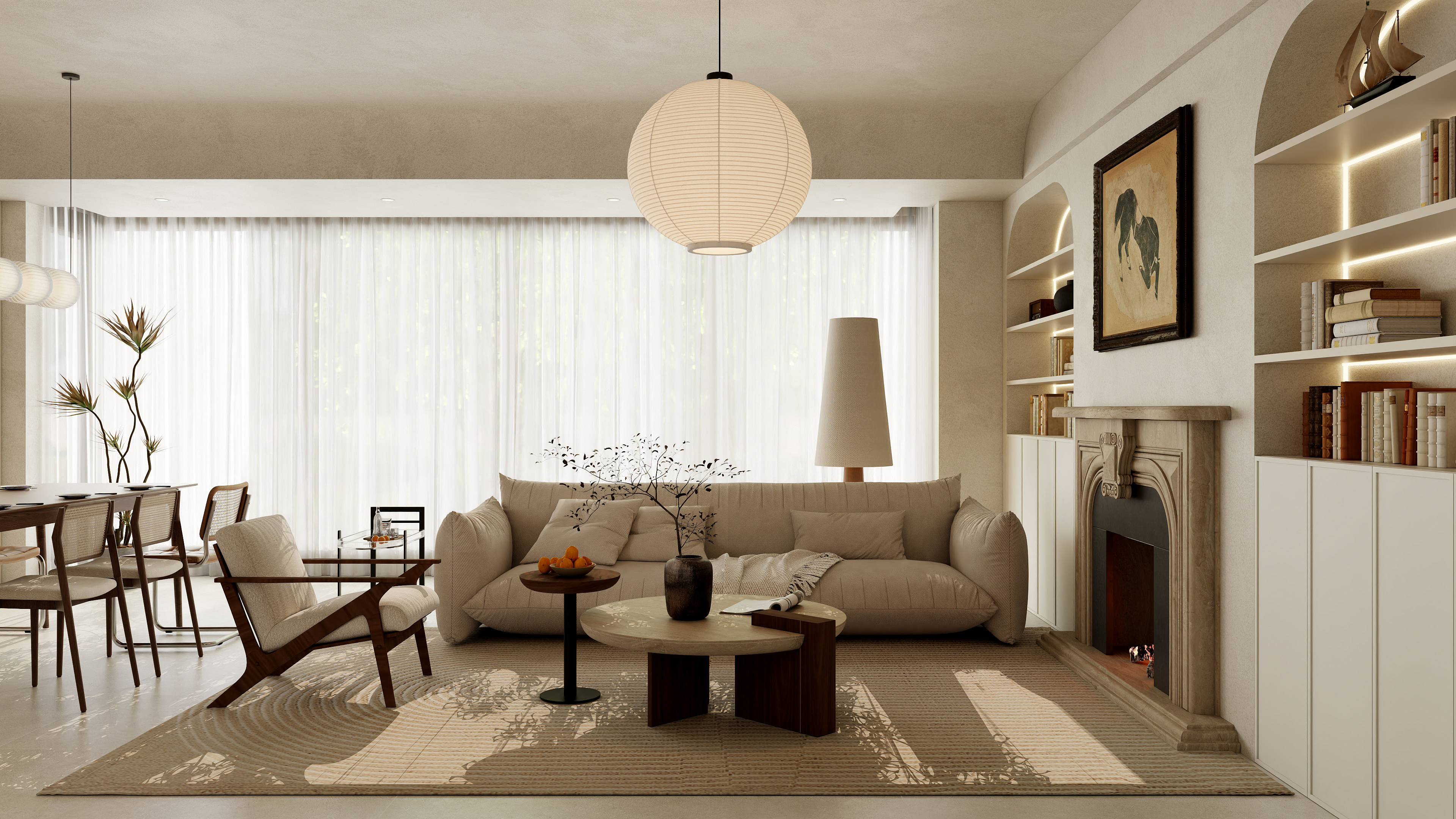 有点设计事务所-云麓九里177㎡装修效果图