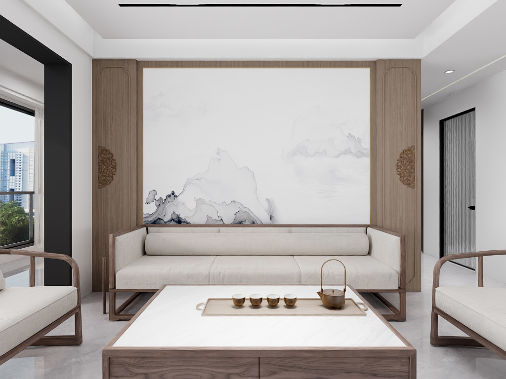 舒文芳-悦玺-02-新中式-装修设计方案