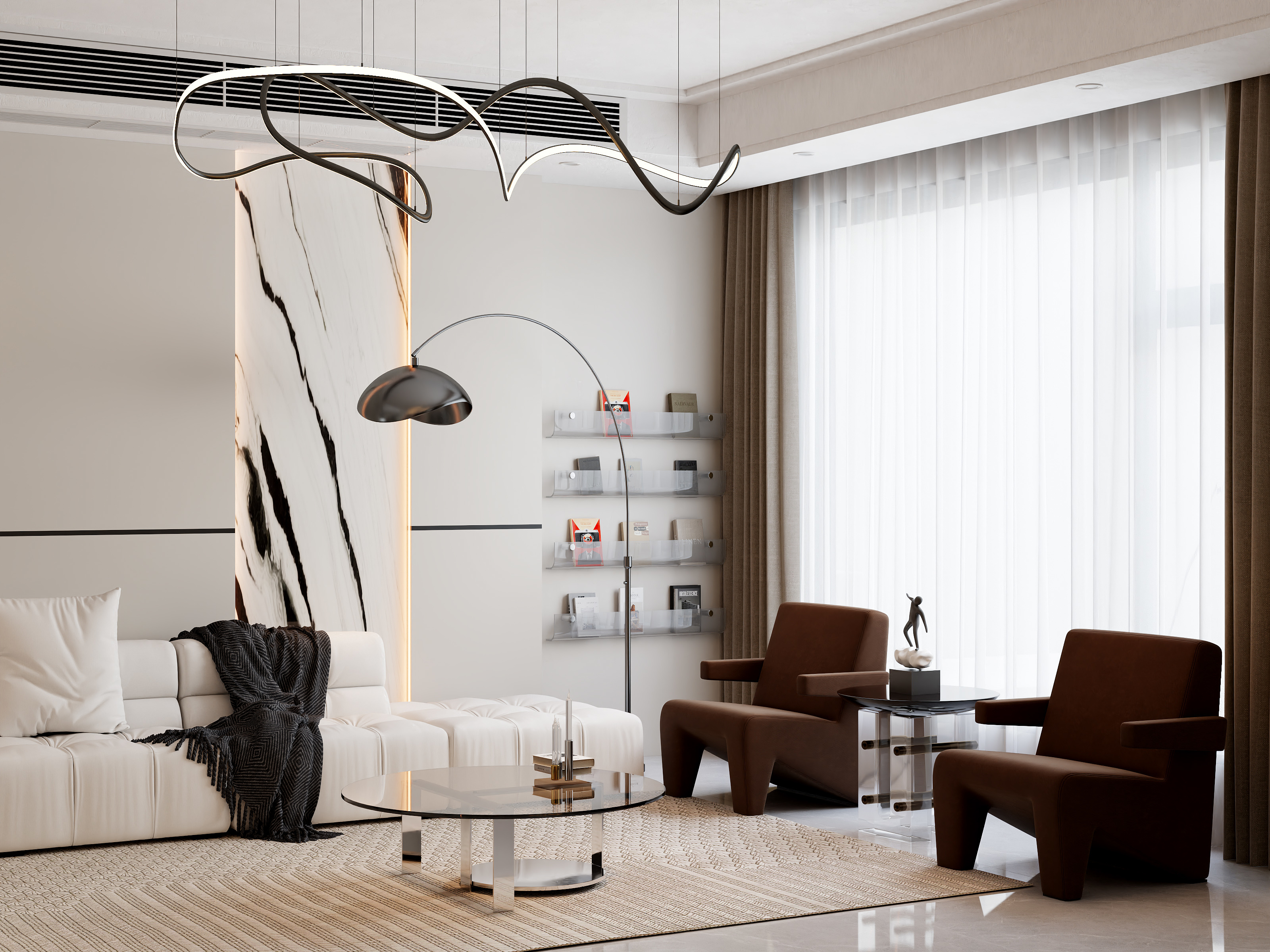 记得咬嘴唇-现代别墅   简约 清爽-装修设计方案