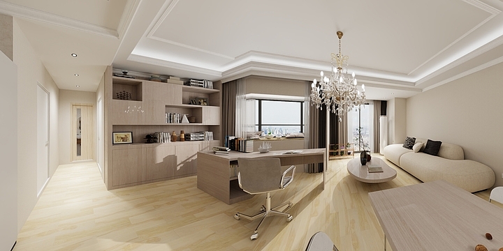 kk全案设计-海德公园81㎡1室-装修设计方案