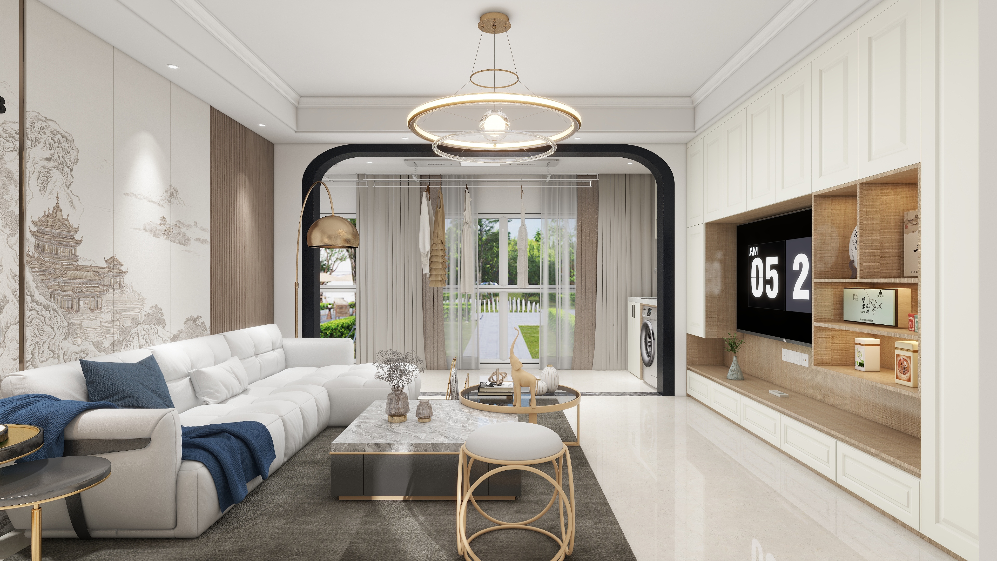 阿浩-设计-128㎡2室装修效果图