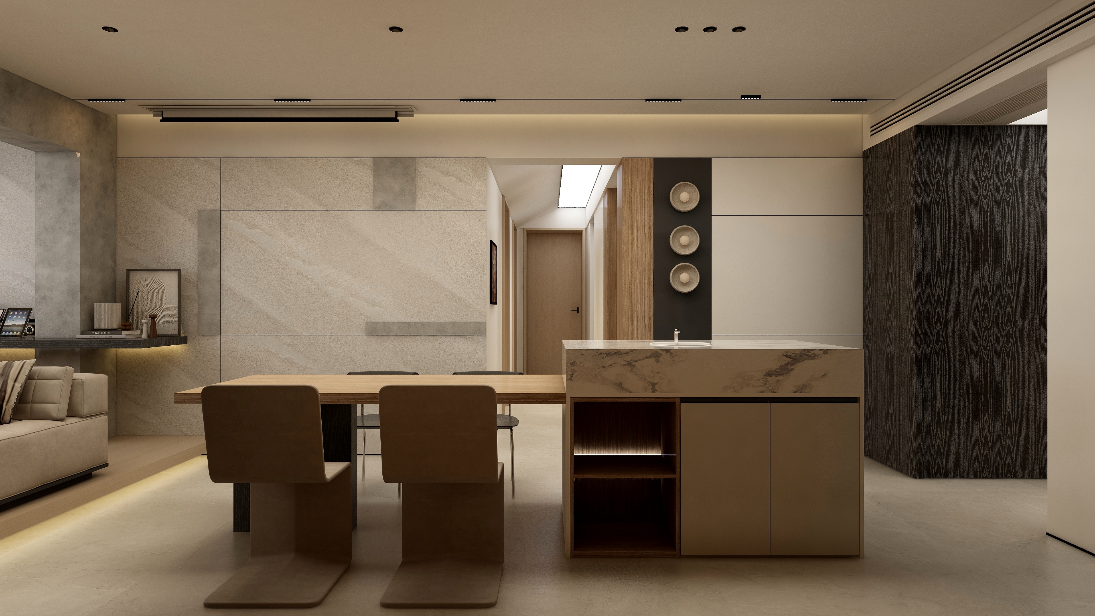 张煜强煜境设计-109平米现代时尚四房装修效果图