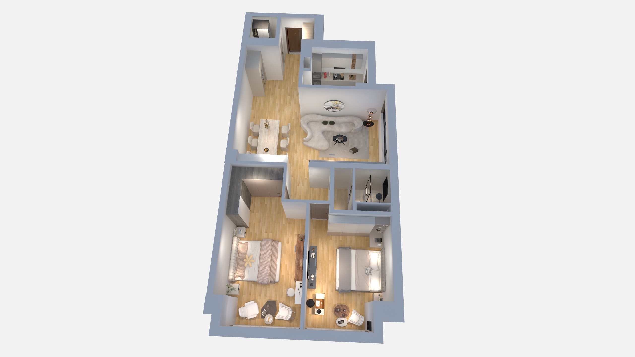 装潢设计预算师项目经理人-2040424_黄浦区雁荡路107号雁荡大厦.方案三-装修设计方案