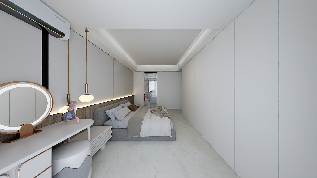 韵和居-韵和居奶油：大桥区还建小区1单元803-装修设计方案