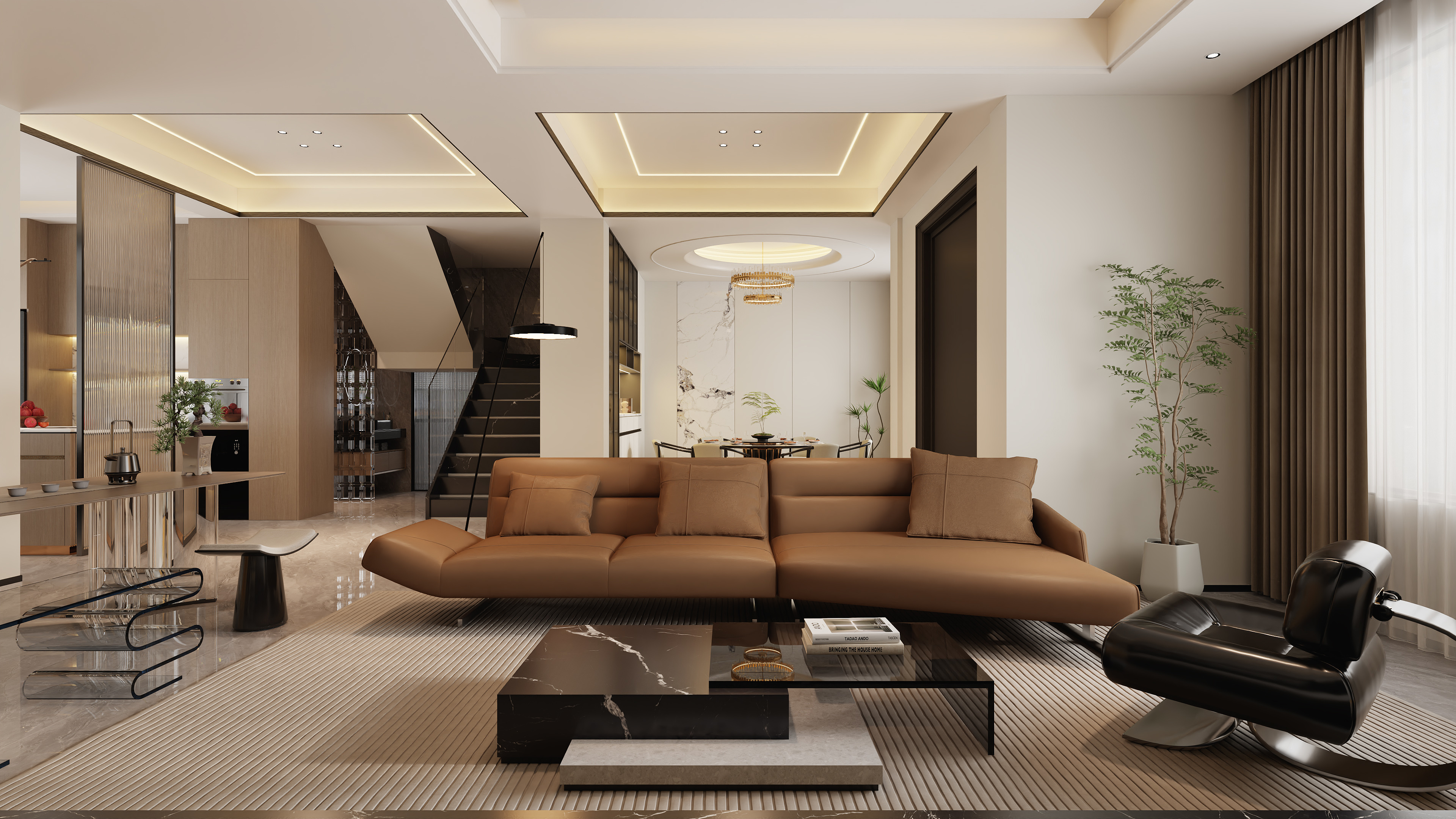 不ai画图-128㎡1室装修效果图