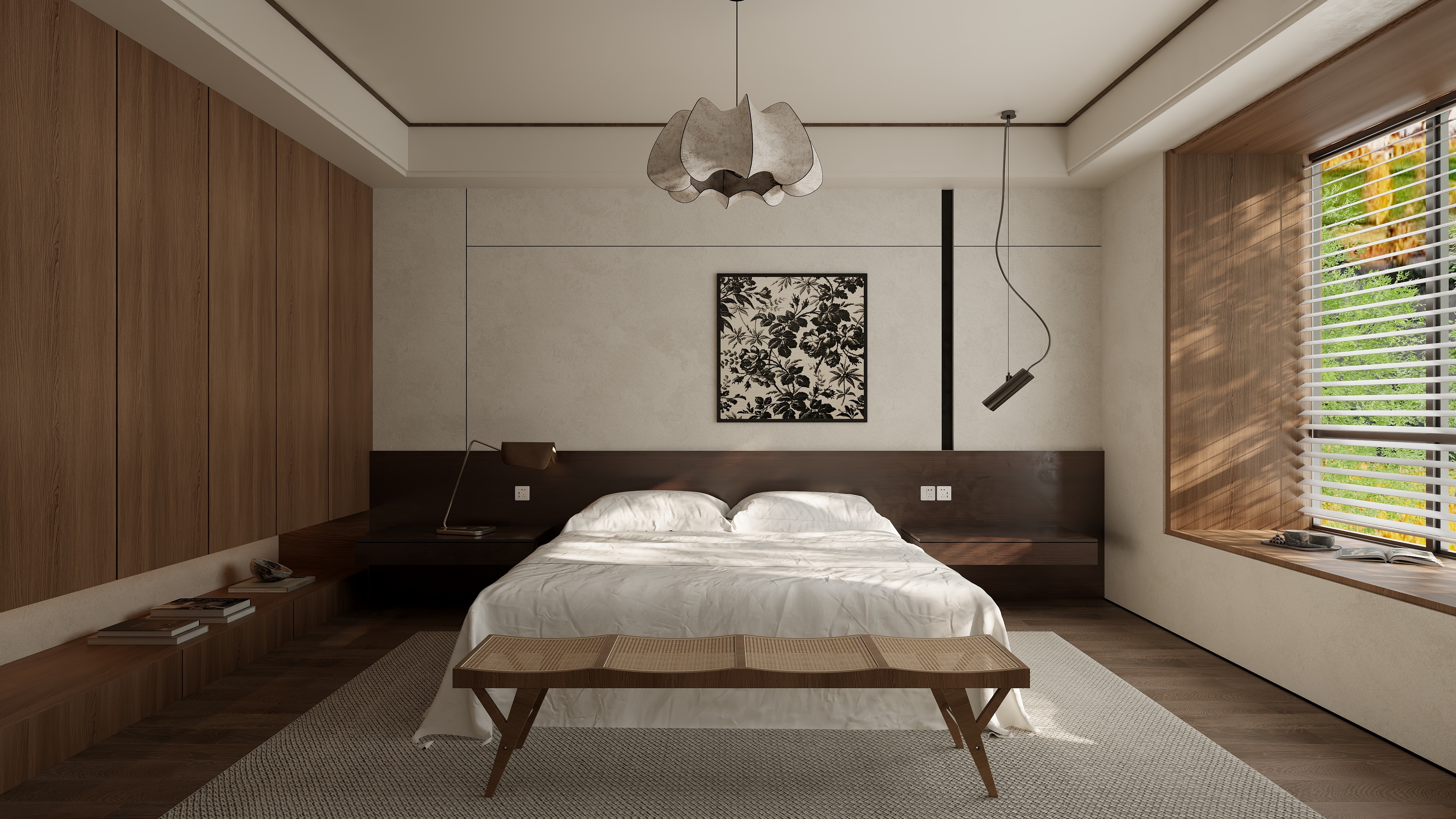 徐然-侘寂卧室-装修设计方案