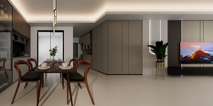 简安设计-海尔铂悦澜庭-装修设计方案